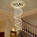 DecorBites™ Crystal LED Ceiling Chandelier: Elegant Lighting for Bedroom Living Room Corridor
