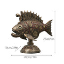 DecorBites™ Blackfish Resin Steampunk Whale Figurine Classic Home Office Decor