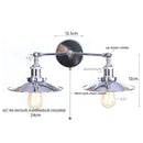 DecorBites™ Dual Head Pink LED Wall Light for Bedroom Decor & Hotel Industrial Style
