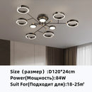 DecorBites™ Gold Plated Luxury Chandelier with Remote Control Crystals for Elegant Living & Bedroom Decor