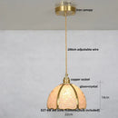 DecorBites™ Crystal Glass LED Pendant Lamp: Modern Nordic Style Hanging Light Fixture for Home Decor
