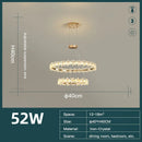 DecorBites™ Crystal LED Chandelier for Home Decor & Luxury Lighting
