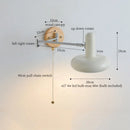 DecorBites™ Cream Iron Art LED Wall Lamp for Bedroom Living Room Decor