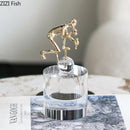 DecorBites™ Crystal Sculpture: Abstract Figures Desk Decoration for Room Aesthetic