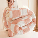 DecorBites™ Cozy Checkerboard Duvet Blanket for Winter Warmth and Comfort