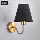 DecorBites™ Gold Fabric Wall Lamp for Modern Nordic Style Living Spaces