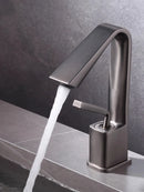 DecorBites™ Brush Gold Basin Faucet Single Lever Hot Cold Mixer Sink Tap Vanity