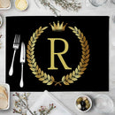 DecorBites™ Kitchen Table Mats Set of 4, 42*32cm, Cotton Linen Coasters for Dining Home Decor