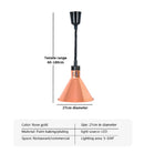 DecorBites™ Electric Food Heat Lamp: Telescopic Pendant Light for Restaurant's Kitchen Fixtures