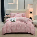 DecorBites™ Brushed Cotton Printed Duvet Cover Set - Single/Double Bed Bedclothes