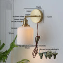 DecorBites™ Ceramic Knob Switch Wall Light by IWHD - Modern LED Sconce for Bedroom, Hallway & Bathroom