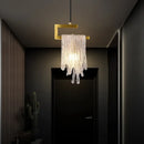 DecorBites™ Crystal LED Pendant Light: Modern Bedroom Hallway Living Room Art Decoration Fixture