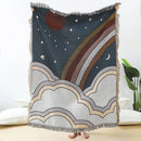 DecorBites™ Daisy Pattern Woven Throw Blanket: Stylish Tassel Thread Blanket for Home Decor & Picnics