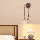 DecorBites™ Ceramic Wood LED Wall Sconce, Modern Adjustable Nordic Lamparas De Pared for Bedroom
