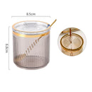 DecorBites™ Acrylic Seasoning Jar Set with Tray - Kitchen Storage Organizer