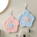 DecorBites™ Coral Fleece Hand Towels: Thick, Breathable, Super Absorbent Dishcloth for Kitchen & Bathroom