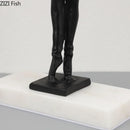 DecorBites™ Golden Ballerina Sculpture Desk Ornament Aesthetic Room Decor Figure