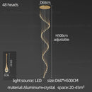 Modern gold decorbites crystal chandelier for living room staircase