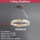DecorBites™ Crystal Ceiling Chandelier LED Indoor Lighting for Living Room Bedroom Study