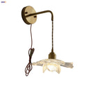 DecorBites™ Clear Flower Acrylic LED Wall Lamp: Copper Modern Nordic Stair Light
