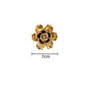 DecorBites™ Elegant Porcelain Peony Flower Wall Ornaments