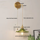 DecorBites™ Green Glass Knob Switch LED Wall Lights for Kitchen, Bedroom, Living Room