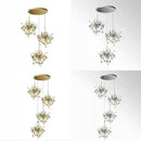 DecorBites™ Gold LED Ceiling Pendant Light Fixture for Home Decoration and Modern Living
