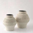 DecorBites™ Geometric Folding Ceramic Flower Vase Home Decor Handicrafts