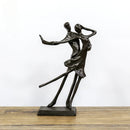 DecorBites™ Couple Dancers Portrait Sculpture - Pas De Deux Home Decor & Anniversary Gift