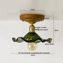 DecorBites™ Glass Copper LED Ceiling Lamp Modern Style for Home Decor and Restaurant