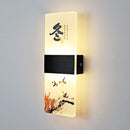 DecorBites™ Acrylic Shade LED Square Wall Lamp for Home Decor