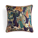 DecorBites™ Circus Retro Throw Pillow Cover with Tassels 45x45 Eclectic Home Decor