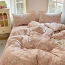 DecorBites™ Jacquard Double-Layer Yarn Fitted Sheet Set - Cloud Touch Soft Skin-Friendly Bedroom Decor