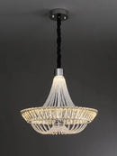 DecorBites™ Crystal Ceiling Chandelier - Elegant Two-story Room Decor