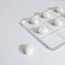 Acrylic Chessboard & Resin Pebble Chess Pieces Set for Home Decor - DecorBites™