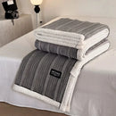 DecorBites™ Cozy Faux Rabbit Plush Blanket for Autumn/Winter - Soft Milk Velvet Nap Blanket