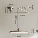 DecorBites™ Cream Iron Art Chandelier LED Pendant Light for Bedroom Living Room