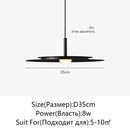DecorBites™ Flying Saucer LED Chandelier: Nordic Modern Kitchen Bedroom Decorative Lighting Lamp