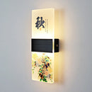 DecorBites™ Acrylic Shade LED Square Wall Lamp for Home Decor