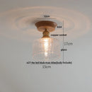 DecorBites™ Clear Glass LED Ceiling Lamp Copper Socket Modern Nordic Style Lighting