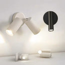 DecorBites™ Gold Aluminum LED Wall Lamp Rotatable for Bedroom Living Room Office