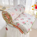 DecorBites™ Double Layered Soya Fibre Filling Quilt: Soft, Breathable, Grade A Maternal and Child Comforter