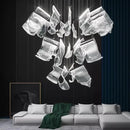 DecorBites™ LED Light Guide Ceiling Chandelier Modern Novelty for Living Room Decor Lighting