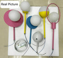 DecorBites™ Kids Nordic Glass Chandelier LED Ceiling Light - Blue Pink Cartoon Theme