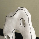 DecorBites™ Geometric Ceramic Vase - Abstract Ornaments, Home Decor