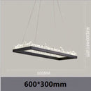 DecorBites™ Crystal LED Pendant Lights: Modern Gold Black Industrial Lamp