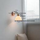 DecorBites™ Ceramic Wood Up Down Rotate LED Wall Sconce Light Fixtures