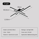 DecorBites™ Linear LED Ceiling Lamp for Living Room Bedroom Lighting Fixtures