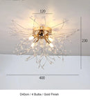 DecorBites™ Dandelion Chandelier LED Pendant Lamp for Dining Room, Bedroom, Shops