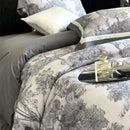 DecorBites™ Jungle Print Flowers Bedding Set: Silky Soft Duvet Cover, Sheet Set, Pillowcase